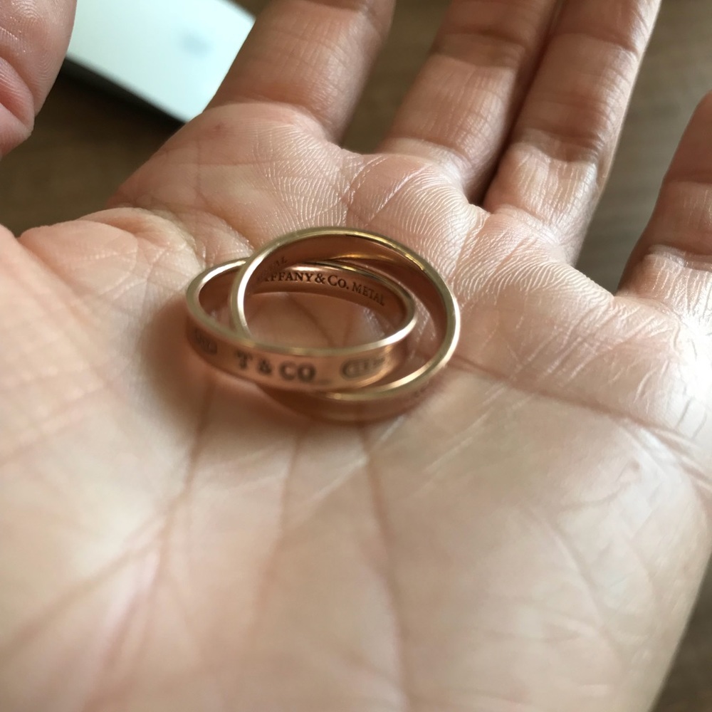 Tiffany & Co. Rubedo Double Interlocking Ring