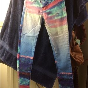 Levi tie dye skinny jeans Levi tie dye skinny jeans
