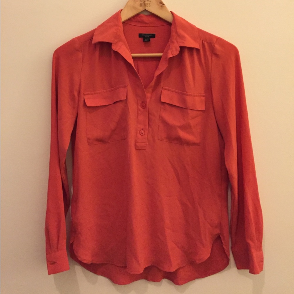 Ann Taylor silky blouse