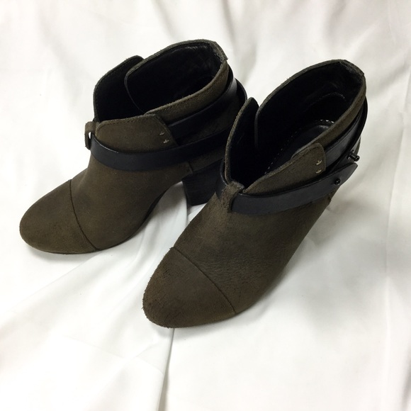‼️sold‼️Rag & Bone Harrow olive leather boots - Picture 3 of 8