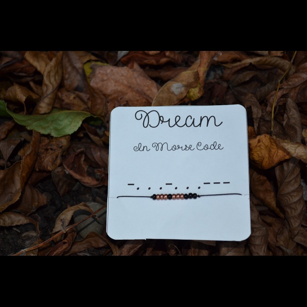 Dream Morse code bracelet - Picture 2 of 5