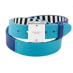 henri bendel Jewelry - New Henri Bendel influencer blue leather bracelet henri bendel Jewelry - New Henri Bendel influencer blue leather bracelet