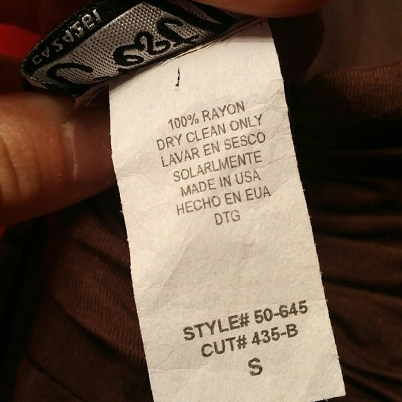 Cest Moi long flowy brown dress small - Picture 6 of 8