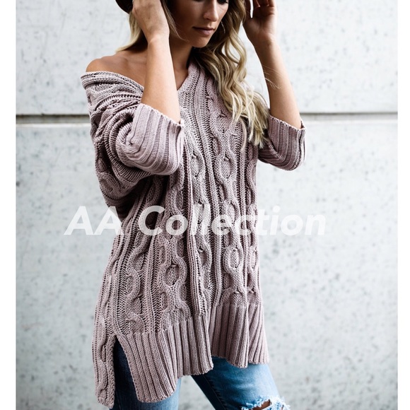 Oversized loose fit knit sweater S/M or M/L sold - Picture 3 of 8