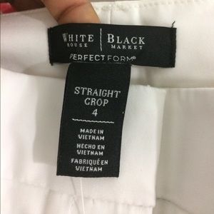 Size 4 Straight Crop pants