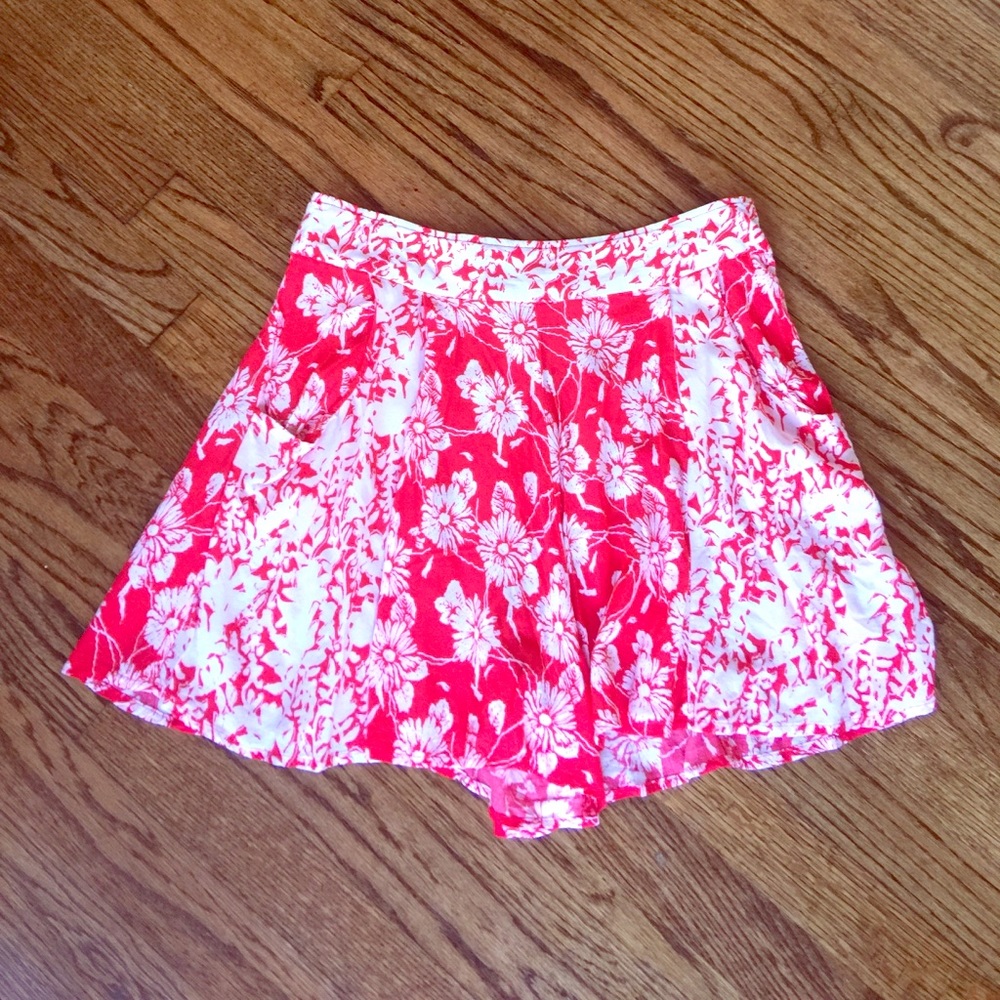 Free People Flowy Floral Shorts