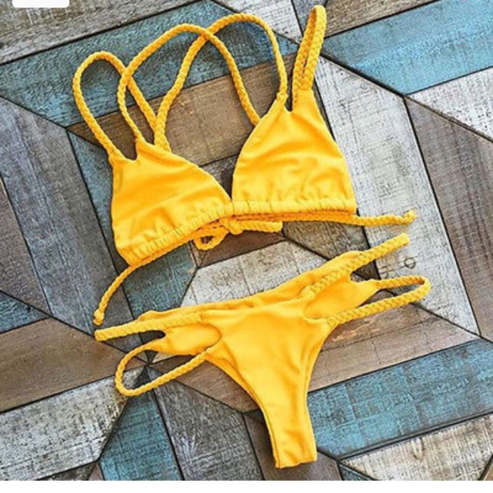 Super cute bikini available in red