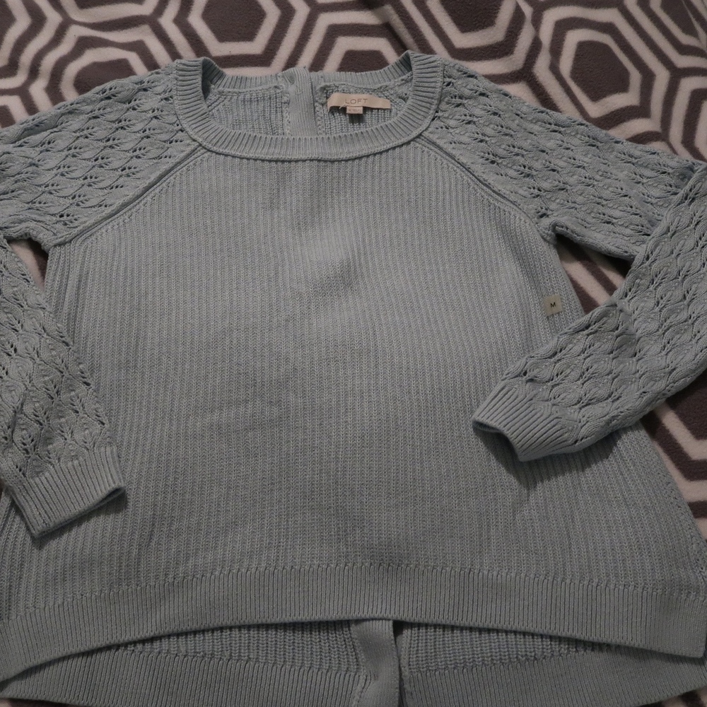NWT LOFT Light Blue Sweater