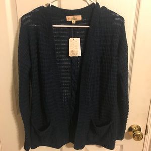 Pink Republic Navy Blue Knit Sweater