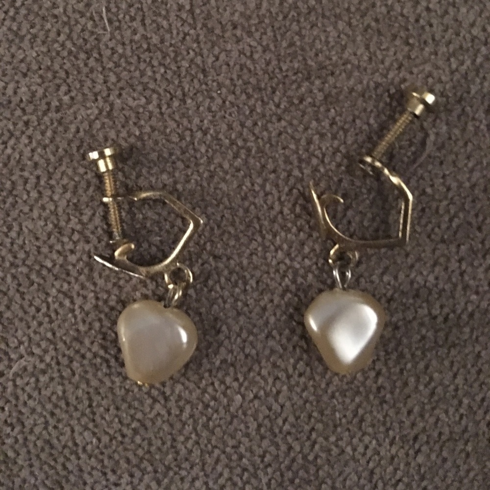 Vintage Screw Clip On Earrings