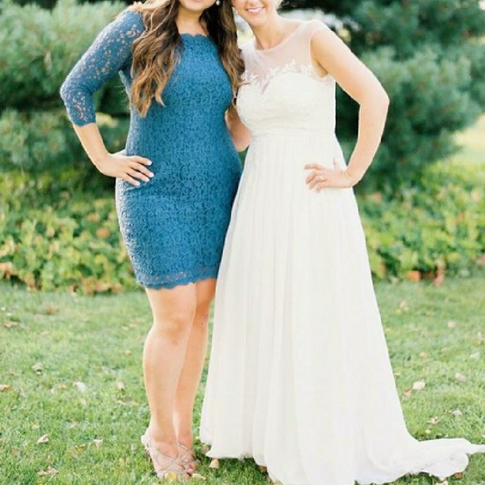 Adrianna Papell Lace Sheath Dress