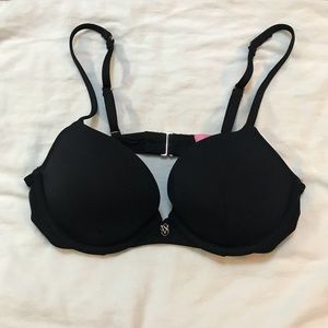 Victoria’s Secret padded black bikini top 34B