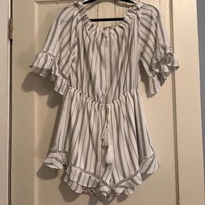 Off the shoulder romper