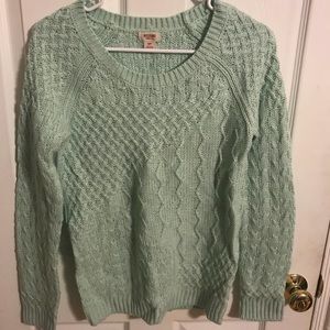 Seafoam Green Mossimo Knit Sweater