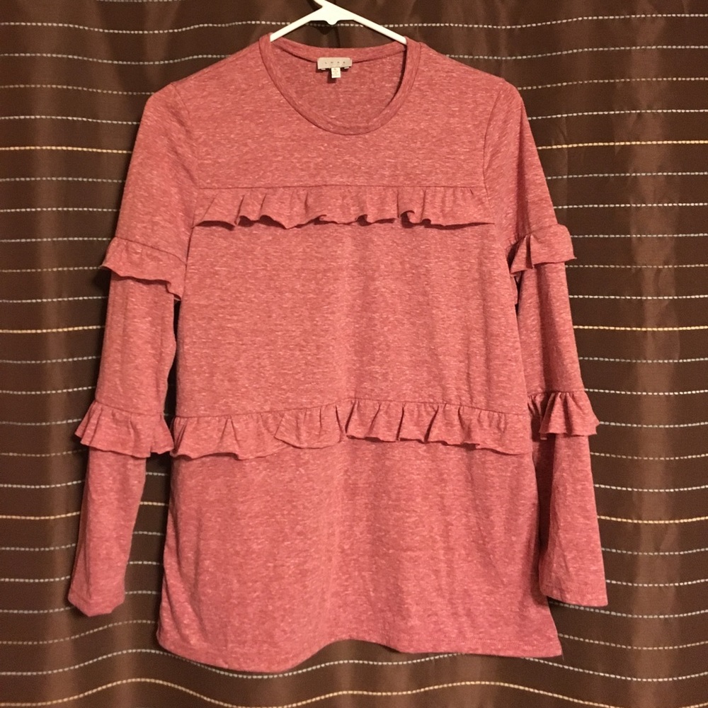 NEVER been worn Ruffle Tiered Long Sleeve