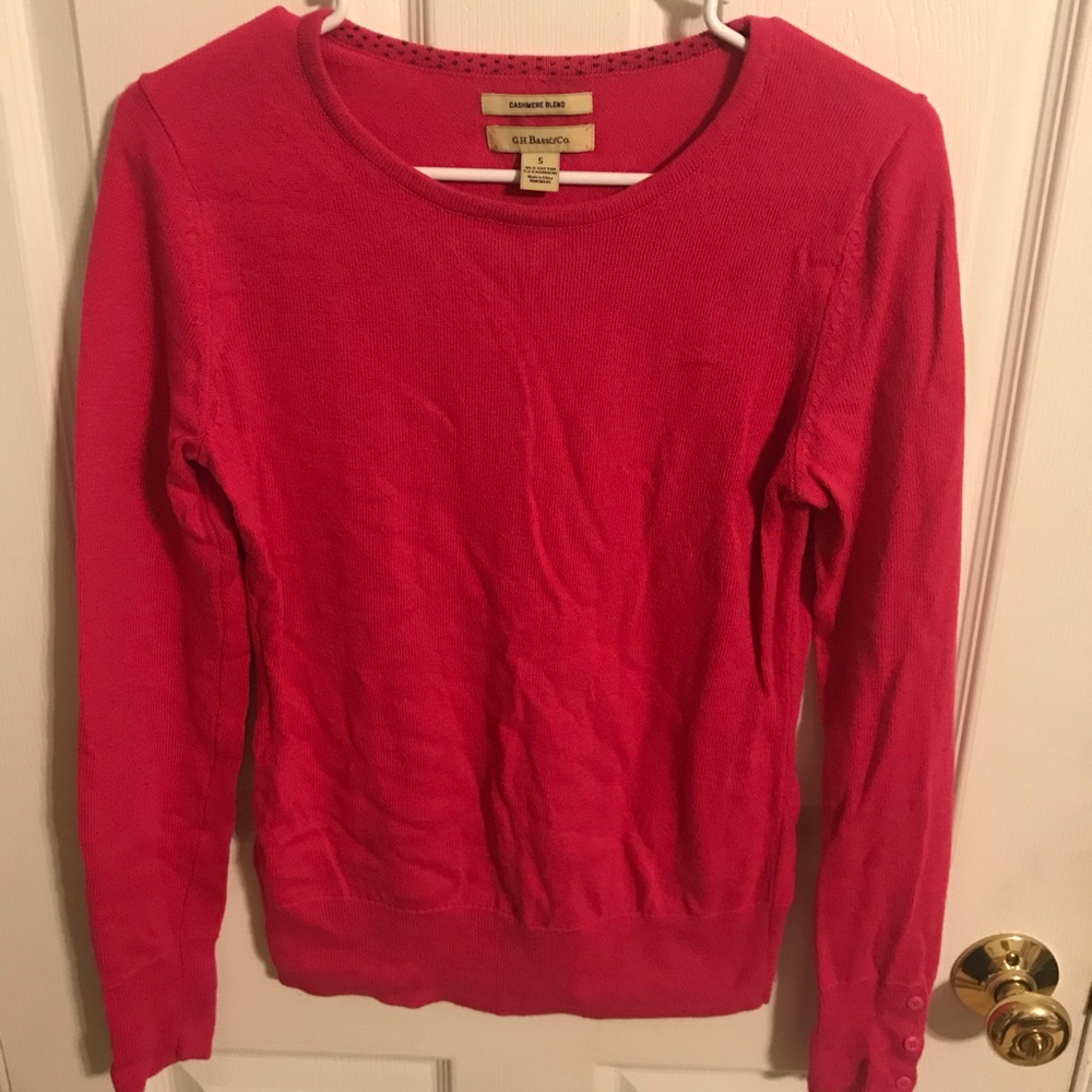 Bass Hot Pink Sweater