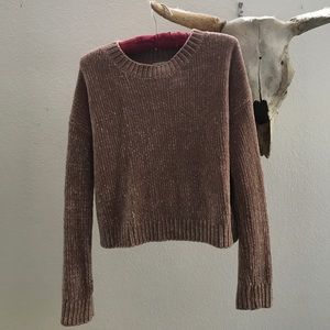 Silence and noise chenille pullover