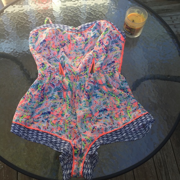 Victoria's Secret Other - 🔆🔆VICTORIA’S SECRET SPLATTER ROMPER, SMALL🔆🔆