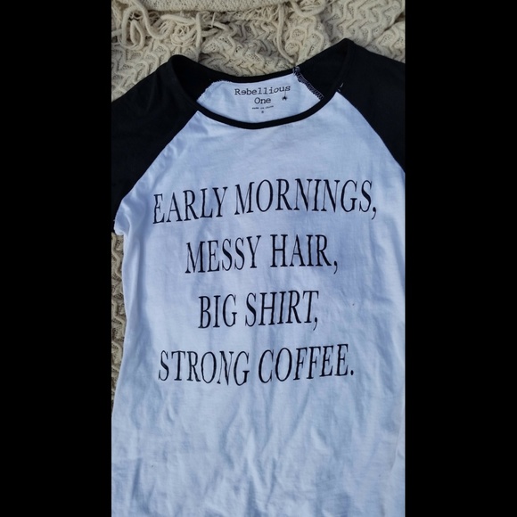 "Early Mornings" Baseball Tee - Picture 6 of 6