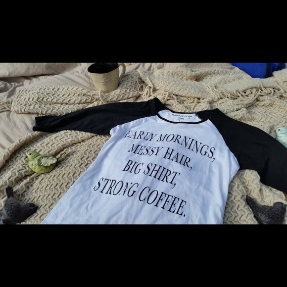 "Early Mornings" Baseball Tee - Picture 4 of 6