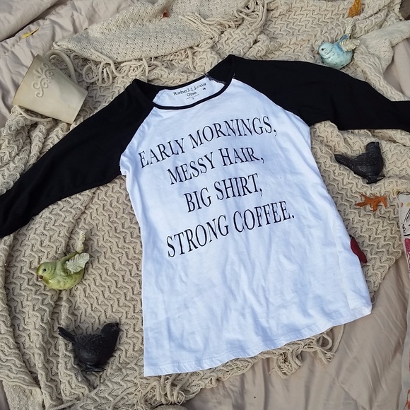"Early Mornings" Baseball Tee - Picture 2 of 6