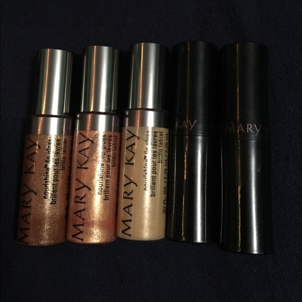 5 Mary Kay lip sticks/gloss