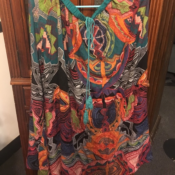 Multicolor Maxi Skirt - Picture 1 of 3