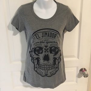 El Jimador sugar skull medium tshirt