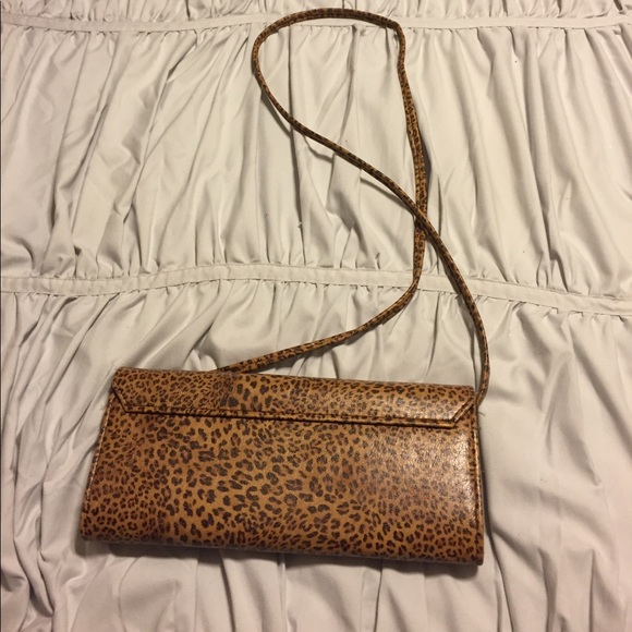 Leopard Print Clutch Bag - Picture 2 of 3
