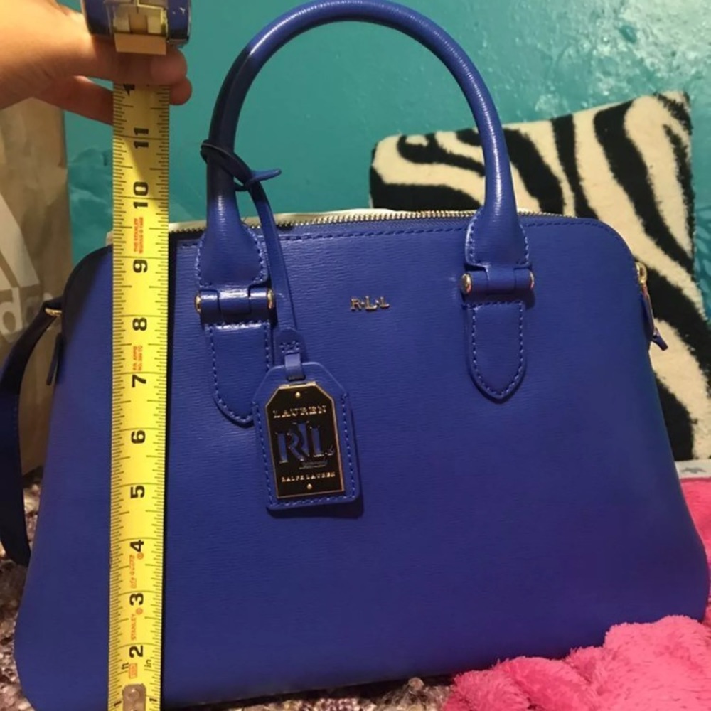 Royal blue Ralph Lauren purse