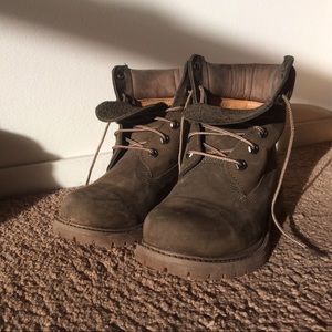 Green Timberlands size 8 make an offer!