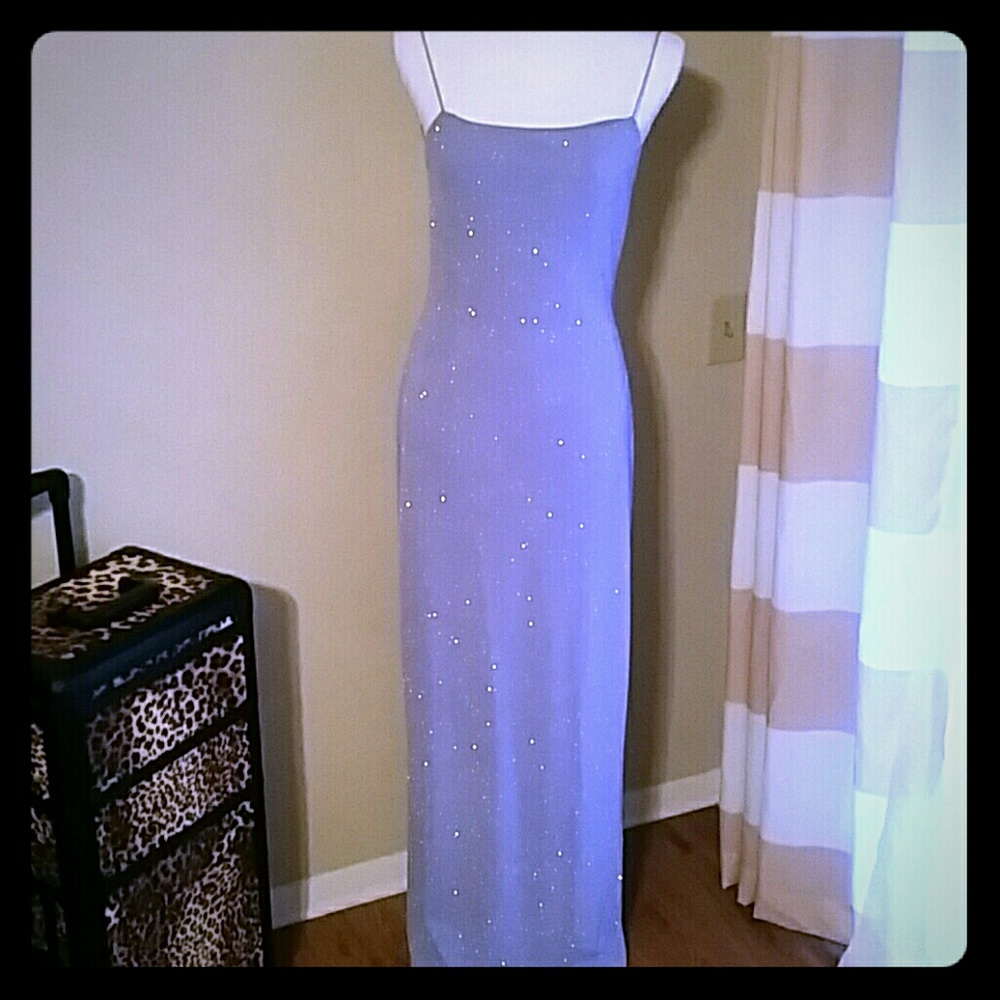Periwinkle Sparkly Dress