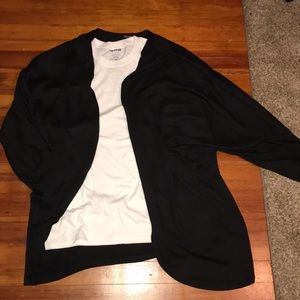 Black cardigan
