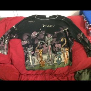 Size small meow shirt