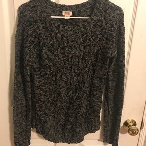 Mossimo Grey and Black Sweater