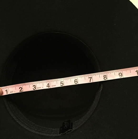 🚫SOLD OUT Black Bow Felt Floppy Hat - Picture 3 of 3