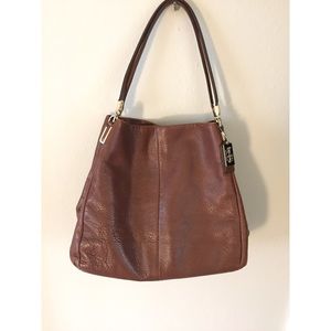 Coach Brown Leather Shoulder Bag