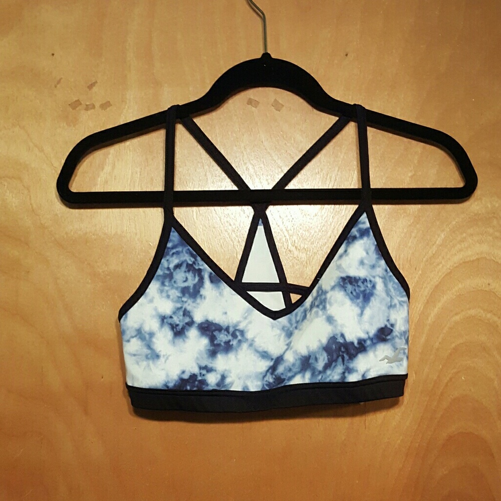 TODAY ONLY🎉Navy Marble Backstraps Sports Bra
