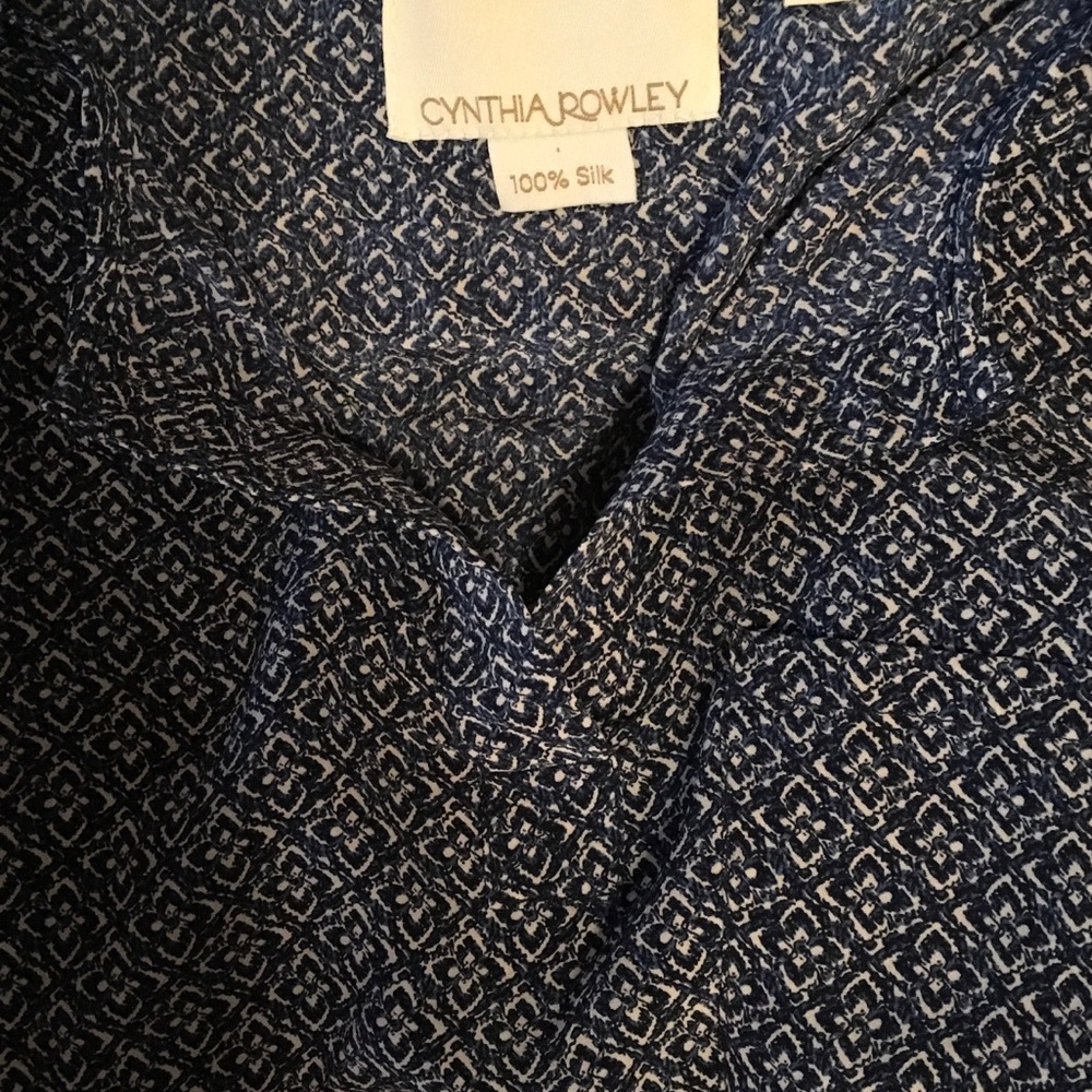 Cynthia Rowley 100% Silk Blouse - Picture 5 of 5