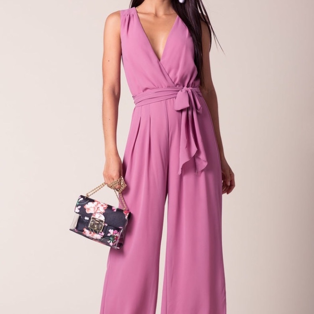 Pink jumpsuit