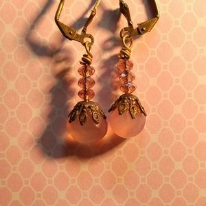 #0140 Chalcedony Briolette Earrings