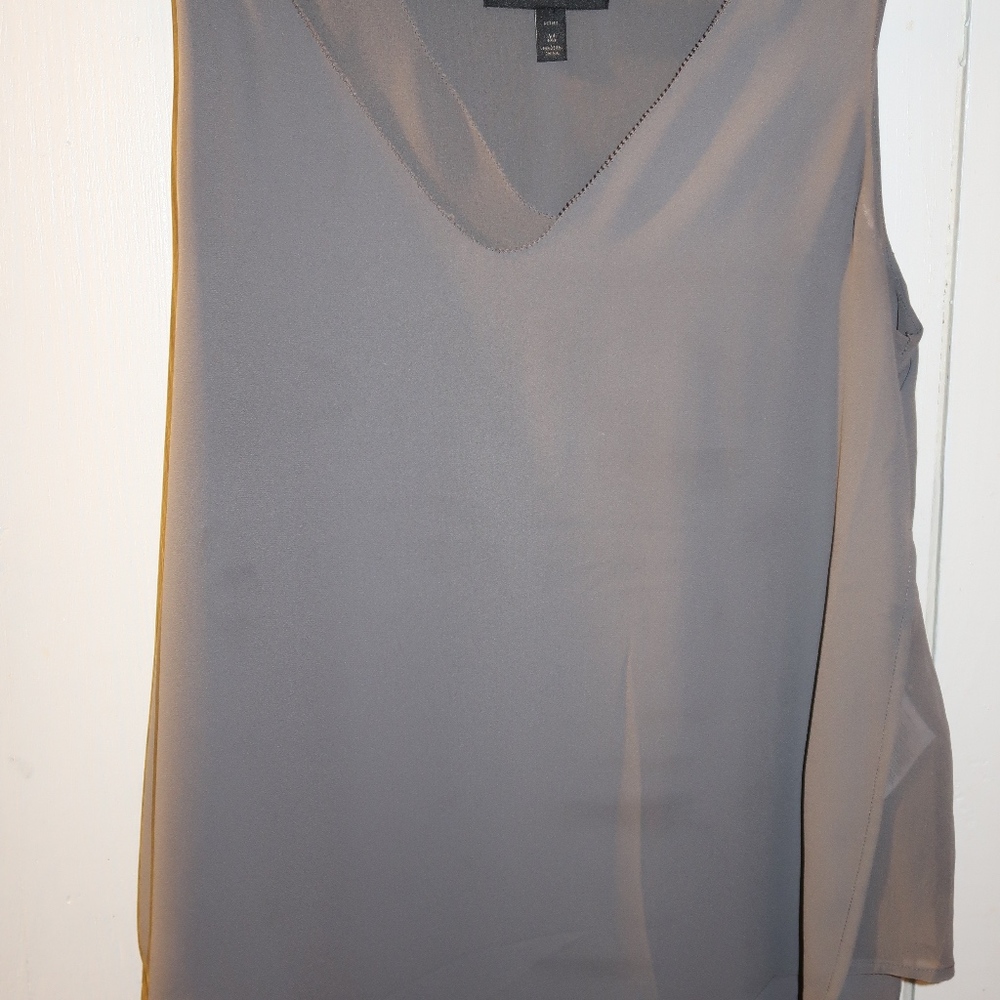 NWOT Banana Republic Gray Blouse