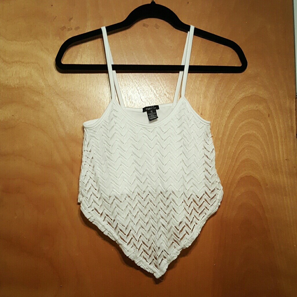 TODAY ONLY 🎉Cropped See Through Top