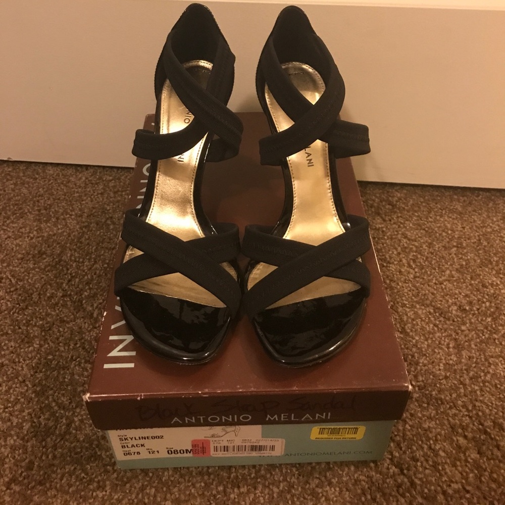 Black Strappy Sandal