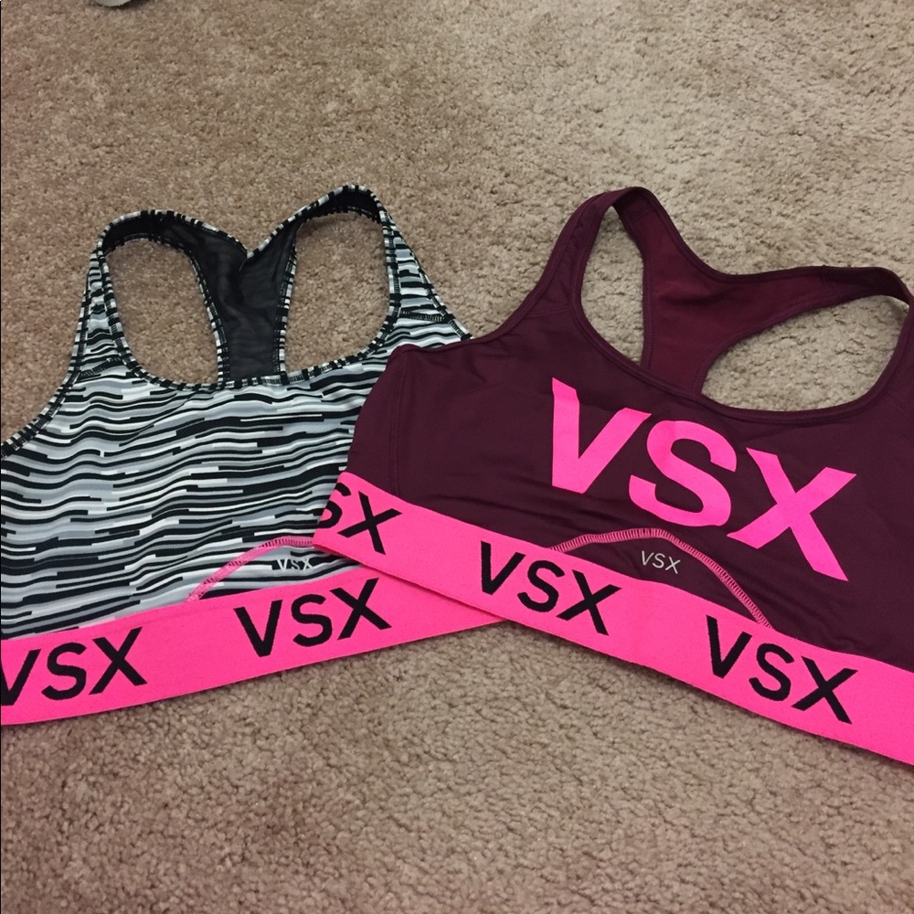 Large Victoria’s Secret sports bras
