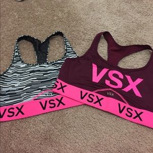 Large Victoria’s Secret sports bras