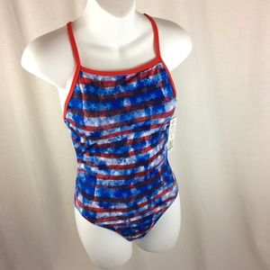Speedo Patriotic Endurance Lite Swim Suit