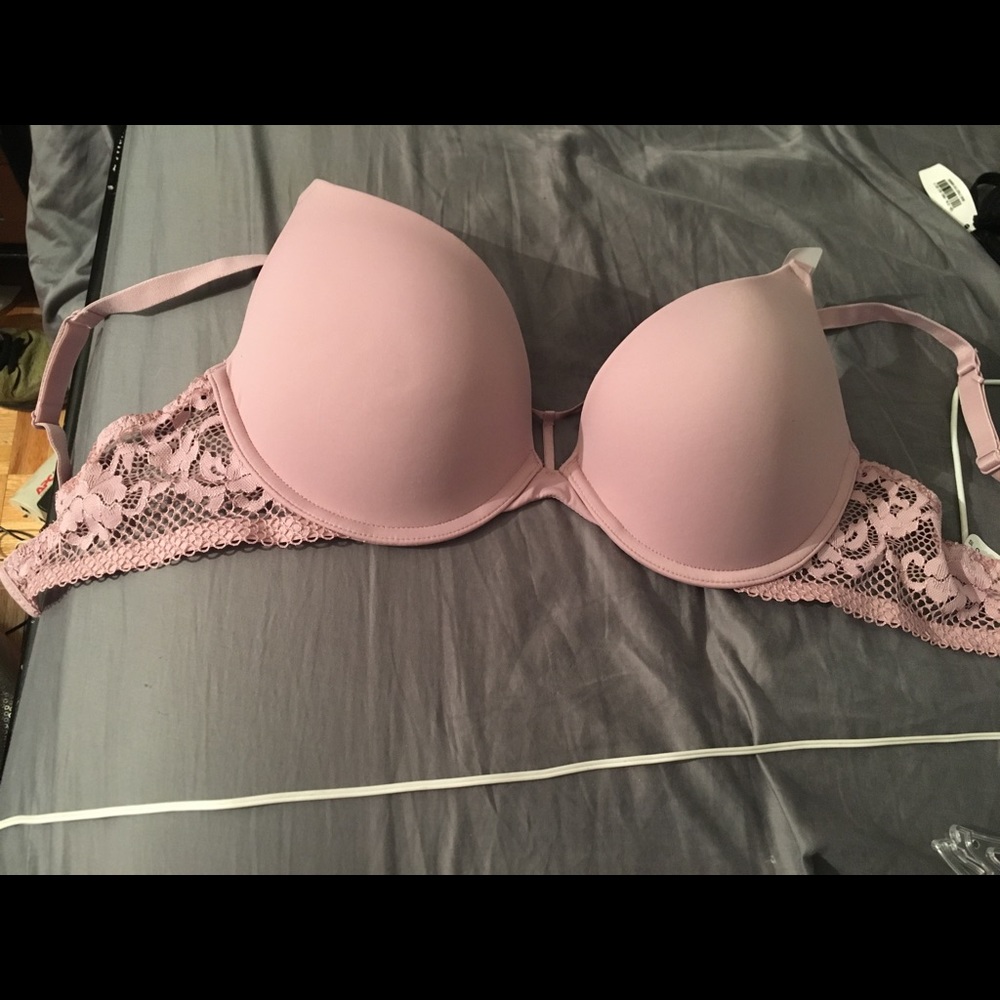 La Senza 'Push Up Plunge Bra' in 'Faded Plum'