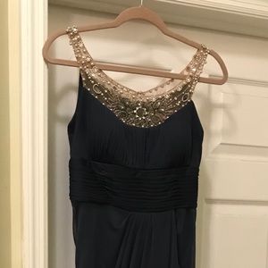 Adrianna Papell embellished evening gown