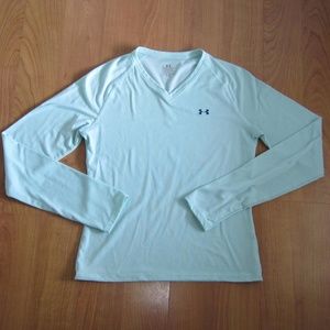 Light green Under Armour top - size small